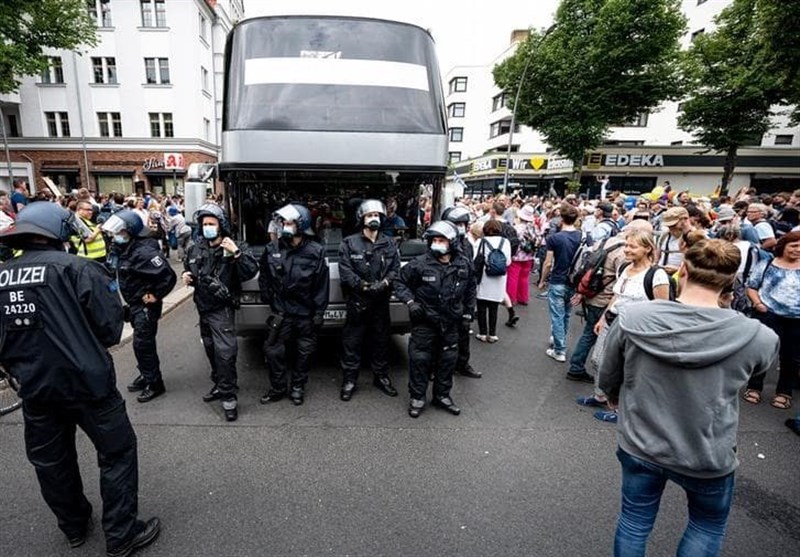 بازداشت 500 معترض توسط پلیس آلمان