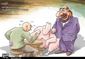 کاریکاتور/ با تدبیر دولت امید، مرغ در3 ماهه امسال 105 درصد گران شد