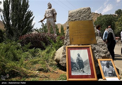 آئین رونمایی از تندیس محمود اجل پدر کوهنوردی کلاسیک ایران