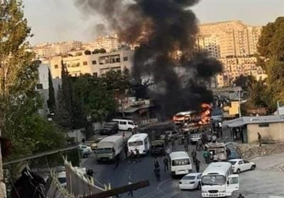  انفجار تروریستی در حومه دمشق سوریه 