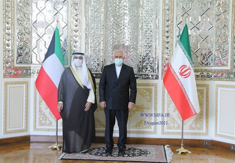 رایزنی ظریف با وزیر خارجه کویت درباره آخرین وضعیت مسائل منطقه