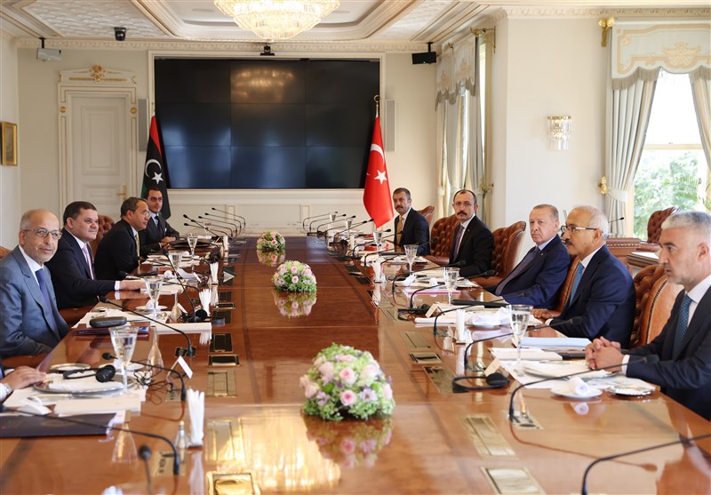 دیدار اردوغان و نخست‌وزیر لیبی در استانبول
