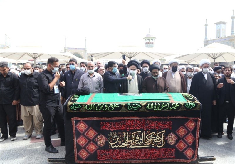 پیکر آیت‌الله سید عادل علوی در حرم حضرت معصومه(س) آرام گرفت