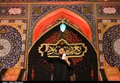 مراسم عزاداری ماه محرم در مسجد جمکران از قاب دوربین