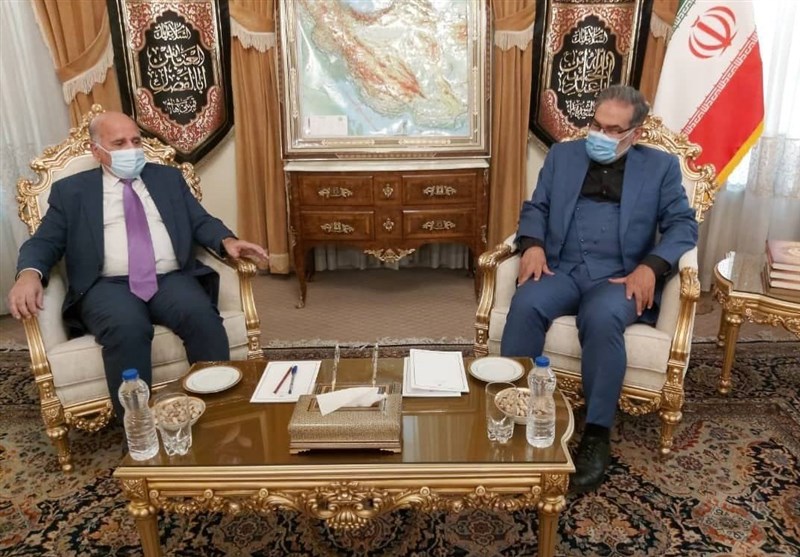 وزیر امور خارجه عراق با شمخانی دیدار کرد