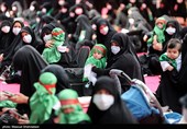 آیین شیرخوارگان حسینی در 8 بقعه متبرکه استان لرستان برگزار شد