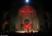 عزاداری شب هفتم محرم در مسجد‌النبی(ص) قزوین به روایت تصویر