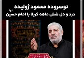 تکیه تسنیم| درد و دل‌های سوزناک 6 ماهه کربلا با امام حسین(ع) در نوسروده محمود ژولیده + فیلم