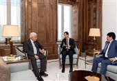 رئیس الحشد الشعبی با رئیس‌جمهور سوریه دیدار کرد