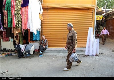 سقوط پروتکل‌ها و بی توجهی به تعطیلی در پیک پنجم کرونا - سنندج