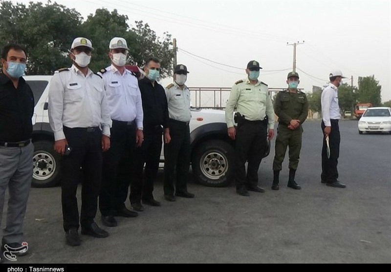 اجرای طرح ممنوعیت تردد در شهرهای استان مرکزی به روایت تصویر