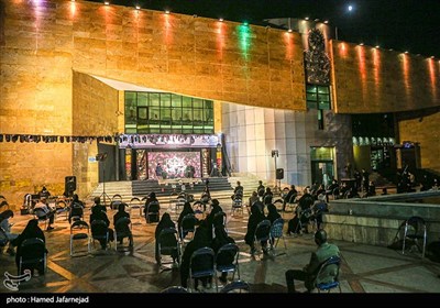 عزاداری ماه محرم هیئت شهدای رسانه در بوستان پایداری