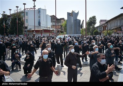 مراسم عزاداری عاشورای حسینی در رشت