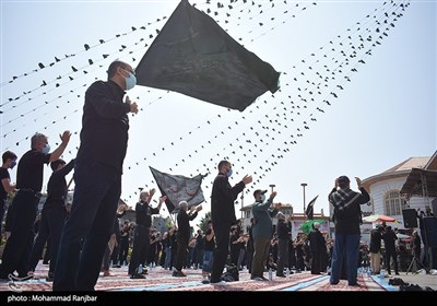 مراسم عزاداری عاشورای حسینی در رشت