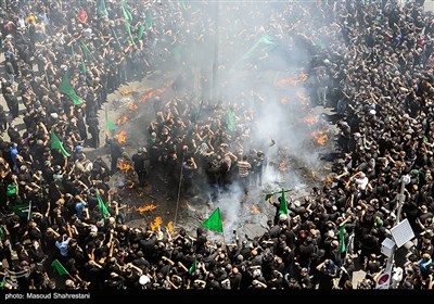 خیمه سوزان ظهر عاشورا - چهار راه گلوبندک تهران