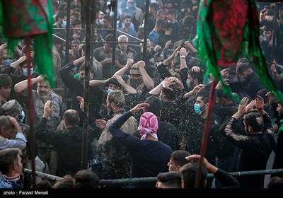 مراسم خیمه سوزان در کرمانشاه