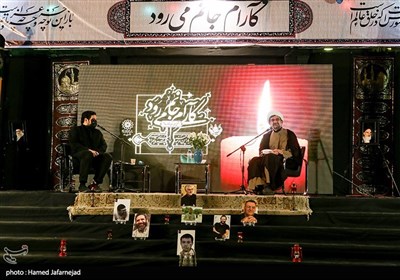 سخنرانی حجت الاسلام امرودی در مراسم عزاداری شام غریبان در فرهنگسرای رسانه