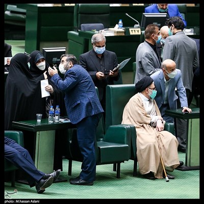 محمدمهدی اسماعیلی وزیرپیشنهادی فرهنگ و ارشاداسلامی در نوبت عصر روز سوم بررسی وزرای پیشنهادی دولت در مجلس