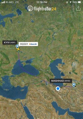  سازمان هواپیمایی هواپیماربایی را تکذیب کرد/ هواپیمای افغانستانی در فرودگاه مشهد سوخت‌گیری کرد و ساعت ۲۱:۵۰ دیشب در فرودگاه کیف فرود آمد 