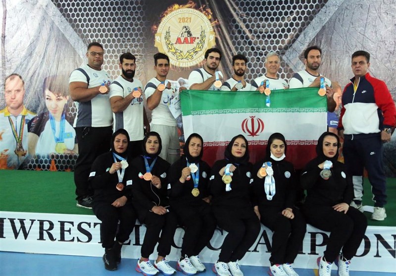عنوان سومی ایران در مسابقات مچ‌اندازی قهرمانی آسیا با کسب 31 مدال