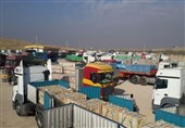ارزش کالاهای صادر شده از مرز بین‌المللی مهران به 370 میلیون دلاررسید