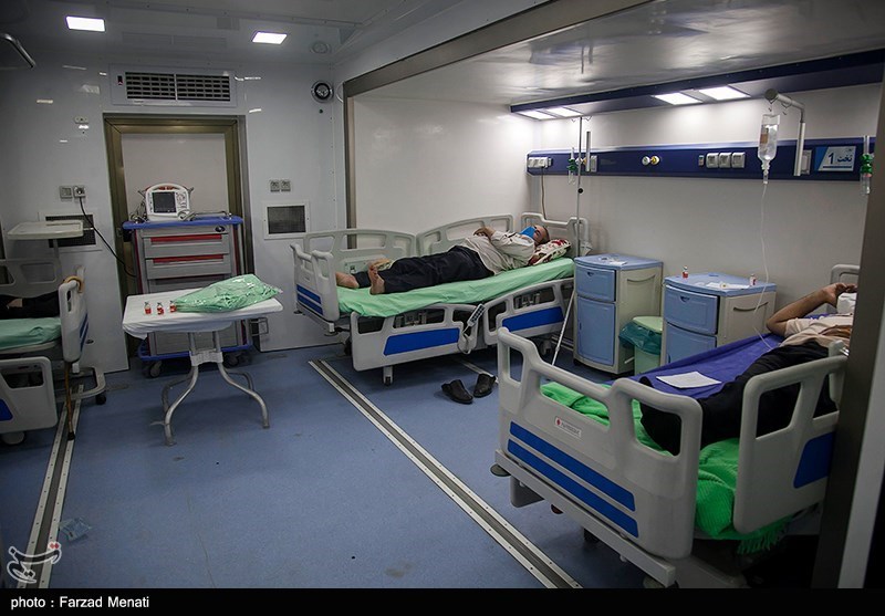 سپاه با راه‌اندازی &quot;بیمارستان سیار&quot; در کرمانشاه نگرانی کمبود تخت را برطرف کرد