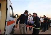 مصدومیت 13 نفر در برخورد 3 دستگاه پراید در کرمان