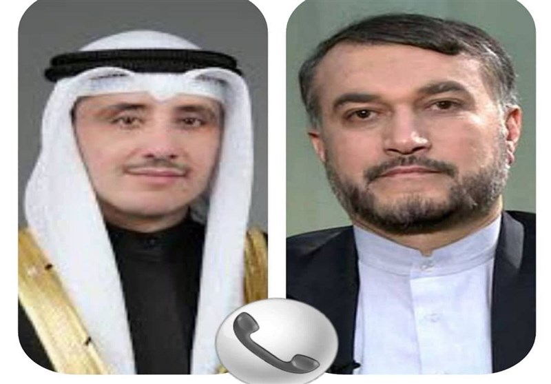تبریک تلفنی وزیر امور خارجه کویت به امیر عبداللهیان