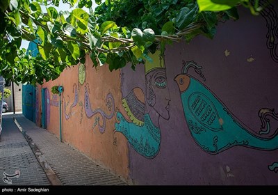 کوچه گالری نارنجستان قوام-شیراز