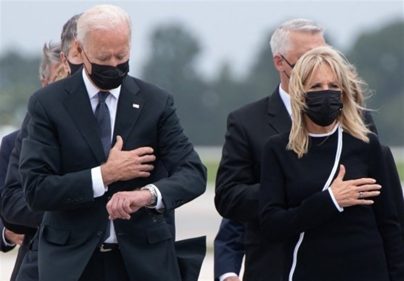 Biden Slammed for Checking Watch during Ceremony for Troops Killed in Kabul Blast