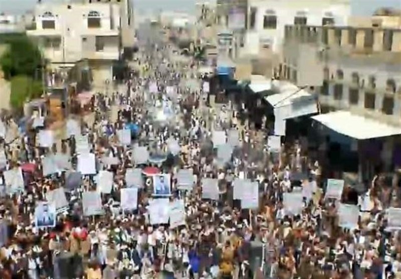 راهپیمایی یمنی‌ها در سالگرد شهادت «زید بن علی»/ تاکید بر تحریم کالاهای آمریکایی و اسرائیلی