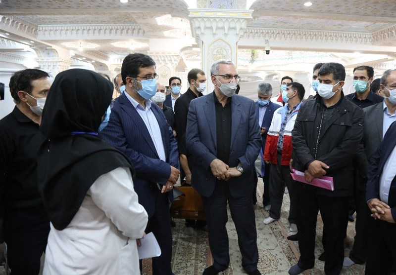 حضور وزیر بهداشت در اردبیل و بازدید از مراکز واکسیناسیون استان به روایت تصویر
