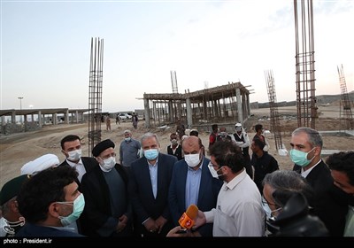 بازدید رئیس جمهور از پروژه ساخت هزار واحد مسکونی برای حاشیه نشینان چابهار