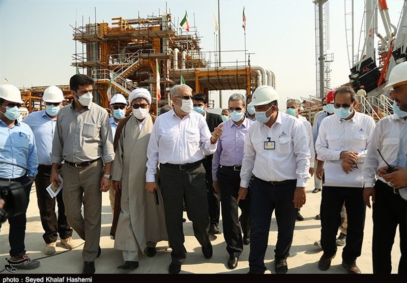 بررسی طرح‌های صنایع پارس جنوبی با حضور وزیر نفت به روایت تصویر