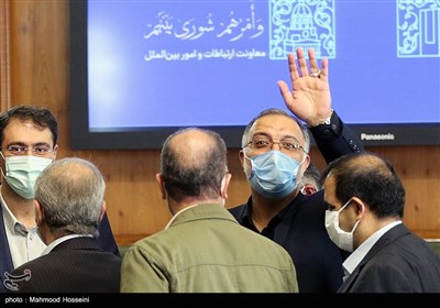 علیرضا زاکانی شهردار تهران در جلسه شورای شهر تهران