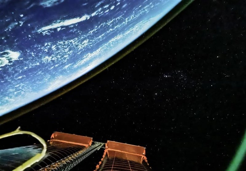 تصویر جدید فضانوردان چشم‌بادامی از کره ماه بر فراز زمین