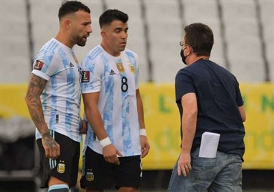  تعلیق بازی برزیل - آرژانتین در شبی جنجالی/ پلیس برزیل در صدد دستگیری چند بازیکن آرژانتین + عکس 