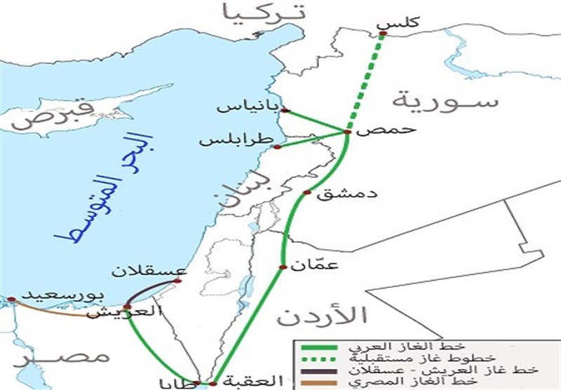 مسیر پر فراز و نشیب انتقال گاز از مصر به لبنان