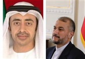 Iran’s FM, UAE Counterpart Discuss Bilateral Ties, Regional Developments