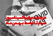 فیلم| آخرین وضعیت واکسنهای ایرانی برکت، پاستوکووک و رازی