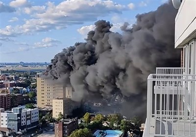 وقوع آتش سوزی بزرگ در بیمارستانی در نیویورک