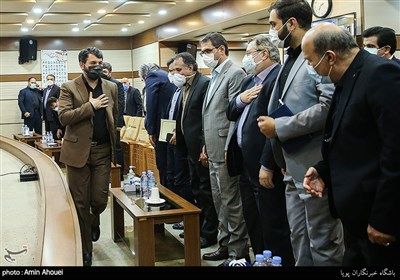 حجت‌الله عبدالملکی وزیر کار در مراسم تودیع و معارفه مدیرعامل سازمان تامین اجتماعی