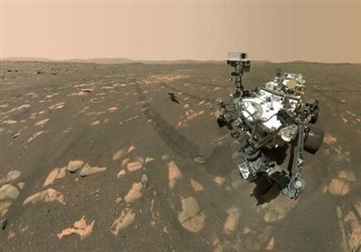  تصویر سنگ حفاری شده در مریخ برای ارسال به زمین 