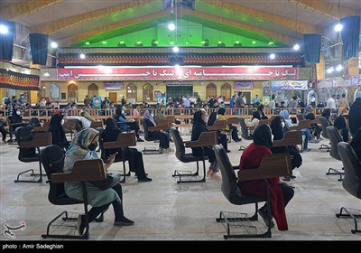 بزرگترین مرکز شبانه روزی واکسیناسیون کرونا کشور در حسینیه عاشقان ثارالله –شیراز