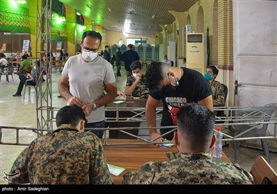 بزرگترین مرکز شبانه روزی واکسیناسیون کرونا کشور در حسینیه عاشقان ثارالله –شیراز