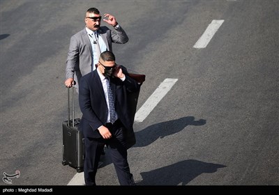 در حاشیه ورود مصطفی الکاظمی نخست‌وزیر عراق