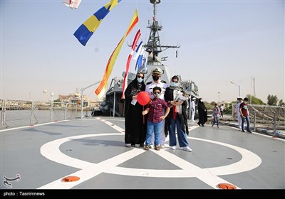 مراسم استقبال از ناوگروه 75 نیروی دریایی ارتش
