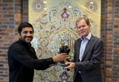 دیدار سفیر نروژ در ایران با رئیس فدراسیون کشتی