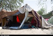 Azadi Park Refugee Camp in Afghanistan