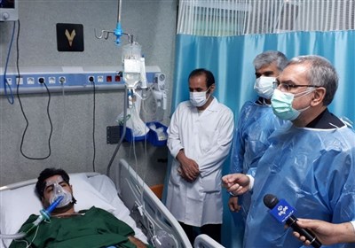 وزیر بهداشت از بیمارستان امام رضا(ع) کرمانشاه بازدید کرد + تصاویر